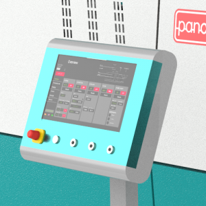 Extruder Machine Control Panel