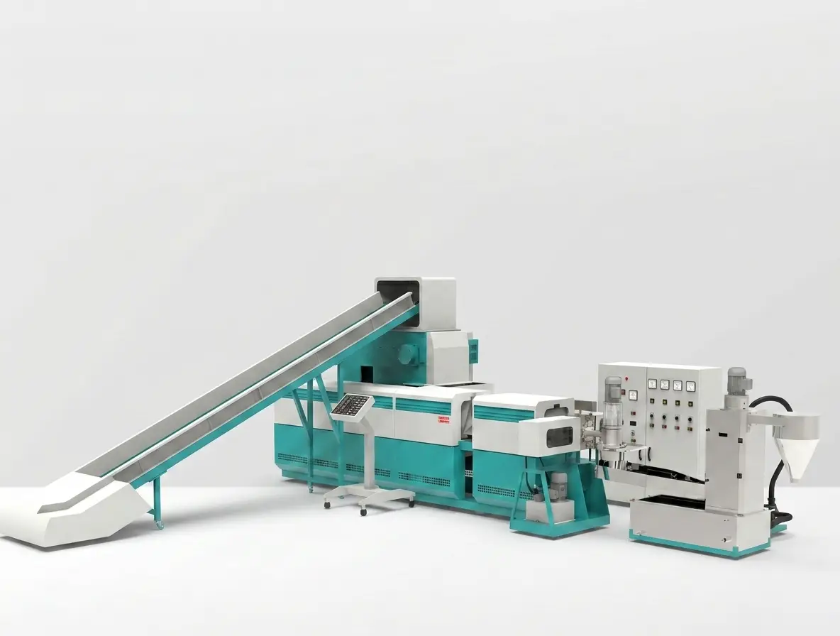 Shredder Feeder Extruder Machine